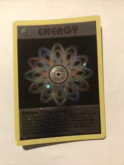 Rainbow Energy - WOTC League Promo Pokemon - Holo Card - Image 1