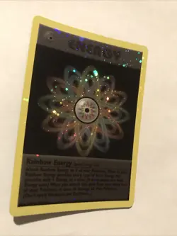 Rainbow Energy - WOTC League Promo Pokemon - Holo Card - Image 2