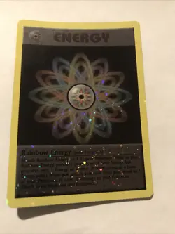 Rainbow Energy - WOTC League Promo Pokemon - Holo Card - Image 3