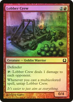 Lobber Crew Foil Return to Ravnica Mtg Magic English EX - Image 1