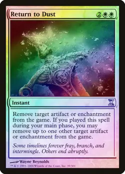 Return to Dust FOIL Time Spiral NM White Uncommon MAGIC MTG CARD ABUGames - Image 1