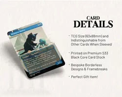 Displacer Kitten Playtest Card with Custom Designed Art - Image 3