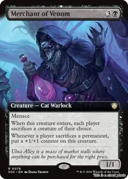Merchant of Venom (Extended Art) [SOC - 76] - NM TCG MTG - Image 1
