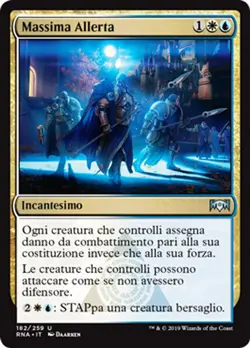 MTG 4x HIGH ALERT EXC - MASSIMA ALLERTA - RNA - MAGIC - Image 1