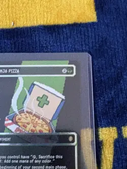 Ninja Pizza (Borderless) (Surge Foil) Commander: Teenage Mutant Ninja Turtles... - Image 3