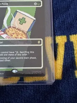 Ninja Pizza (Borderless) (Surge Foil) Commander: Teenage Mutant Ninja Turtles... - Image 4