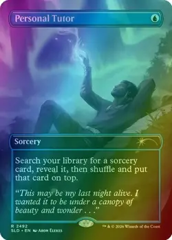 Personal Tutor 2492 Secret Lair x Dungeons & Dragons Foil MTG NM - Image 1