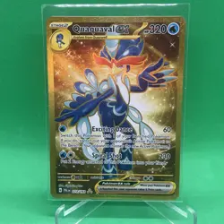 Pokemon Paldea Evolved - Quaquaval Ex - 273/193 - GOLD Full Art Rare - M/NM - Image 1