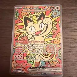 Meowth ex 121/088 ENGLISH Special Illustration Rare - Perfect Order SIR Pokemon - Image 2