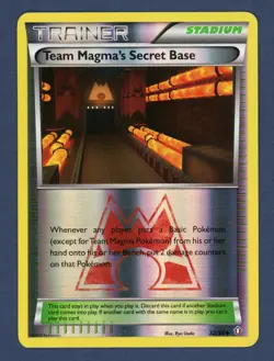 Team Magma's Secret Base 32/34 Uncommon Double Crisis Pokemon Reverse Holo LP 2 - Image 1
