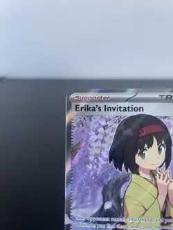Pokemon Erika's Invitation 151 Super Rare Holo English 196/165 Trainer - Image 3