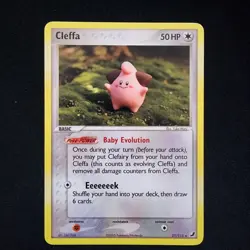 Pokemon Cleffa 21/115 Unseen Forces LP (Yuka Morri) - Image 1