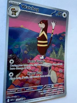 Pokemon Watchog 153/086 Sv: White Flare Holo Illustration Rare Pack Fresh Mint - Image 2