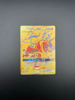 Pokemon TCG Reshiram & Charizard GX SM247 Sm Holo - Image 1