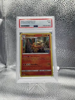 Pokemon Charizard Holo Pokemon Go 010/078 Psa 7 - Image 1