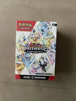 Pokemon TCG: S&V Prismatic Evolutions Booster Bundle (6pks) Factory Sealed - Image 1