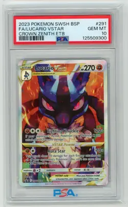 Pokemon TCG - Lucario VSTAR SWSH291 - Sword & Shield Promos - PSA 10 - Image 1