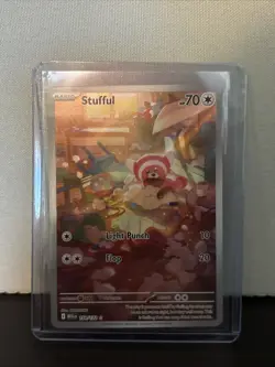 Stufful 2025 Pokemon Illustration Rare Mega Evolution IR 154/132 Mint/NM - Image 1