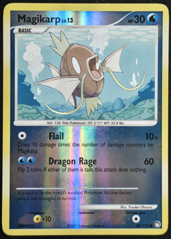 Magikarp 89/123 Reverse Holo Pokemon Mysterious Treasures LP - Image 1