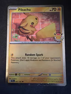 Pikachu 051/162 - Pokemon Day 2026 Cosmo Holo - 30th Anniversary Promo - Image 1