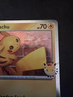 Pikachu 051/162 - Pokemon Day 2026 Cosmo Holo - 30th Anniversary Promo - Image 3