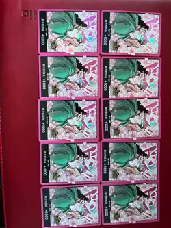 10 Pcs DON !! Card 3rd Anniversary Jewelry Bonney Kuma One Piece Chinese Card - Image 1