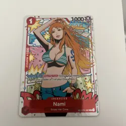 Nami Treasure Rare ST01-007 GTA Nami NM Or Better English One Piece TCG Bandai - Image 5