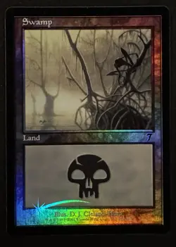 Swamp FOIL - Onslaught - MTG - Magic The Gathering - Rare - Image 1