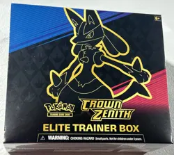 Pokemon TCG Crown Zenith Elite Trainer Box ETB New Factory Sealed Card Game NEW - Image 1