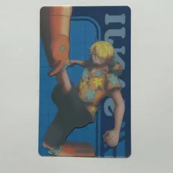 S5495 Sanji Japanese One Piece Memorial Collection Clear Card M4 - Image 2