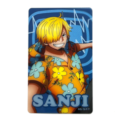 S5494 Sanji Japanese One Piece Memorial Collection Clear Card M4 - Image 1
