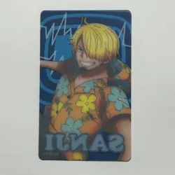 S5494 Sanji Japanese One Piece Memorial Collection Clear Card M4 - Image 2