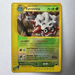 Forretress - 56/144 - Pokemon Skyridge Reverse Holo Rare Card MP - Image 1