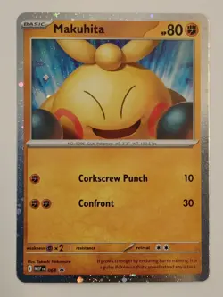 Makuhita 068 Cosmo Holo Promo - Perfect Order - Pokemon TCG Card - Image 1