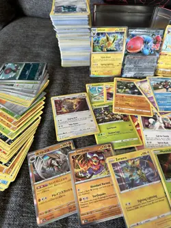 Pokemon Card Lot - 750 Authentic Pokemon Cards with 75 Holo/Rares + MewTwo Tin - Image 5