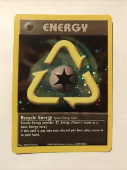 Recycle Energy - WOTC League Promo Pokemon - Holo Card - Image 1