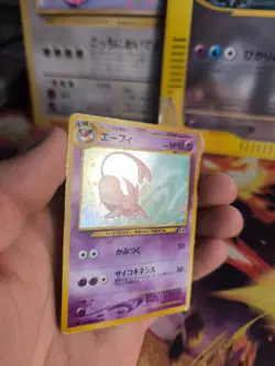 Pokemon Karte Card Psiana Espeon Neo Discovery 2000 Holo Wotc japanese Exc - Image 3