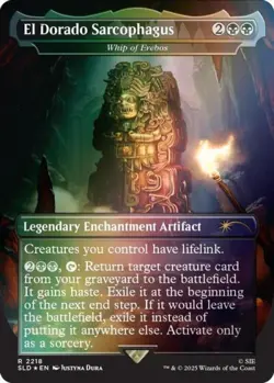 El Dorado Sarcophagus - Whip of Erebos (Rainbow Foil) -Foil Near Mint MTG - Image 1