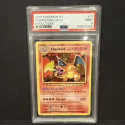 Charizard PSA 9 Pokemon Card. XY Evolutions 11/108 MINT Condition 2016. - Image 1