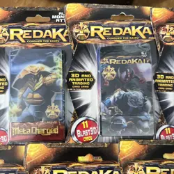 9 Redakai Conquer the Kairu 11 Card Blast 3D X-Drive Power Pack Shelf Pulls - Image 3