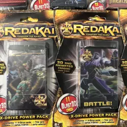 9 Redakai Conquer the Kairu 11 Card Blast 3D X-Drive Power Pack Shelf Pulls - Image 5