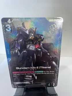 Gundam MK-II (Titans) Alternate Art Winner Foil - GD02-003 - TCG Card Game - Image 1