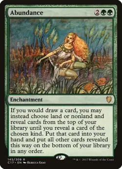 Abundance - Non-Foil - Commander 2017 - 145 | MTG Card - Image 1