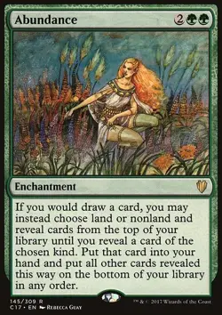 Abundance - Non-Foil - Commander 2017 - 145 | MTG Card - Image 3