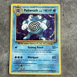 Poliwrath 25/108 Evolutions Holo Rare Pokemon Card - Image 1