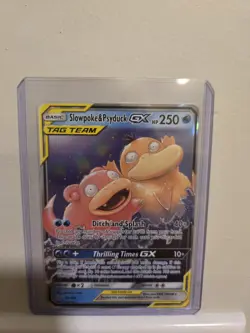 Slowpoke & Psyduck GX 35/236 Tag Team Unified Minds Holo Card NM Condition - Image 1
