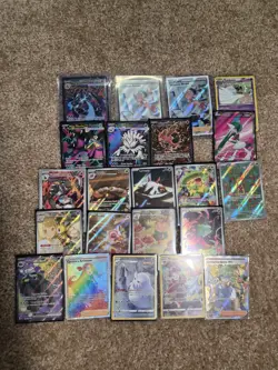 Pokemon TCG 20 Card Lot Holo Foil Ex and Illustration rare lot - Image 1