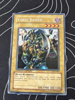 Yu-Gi-Oh! TCG Limited Edition Vorse Raider Secret Rare Card CT2-EN003 NM - Image 1