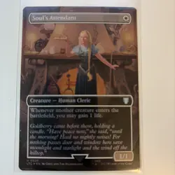 Magic The Gathering MTG SOUL'S ATTENDANT BORDERLESS FOIL The Lord of the Rings - Image 1