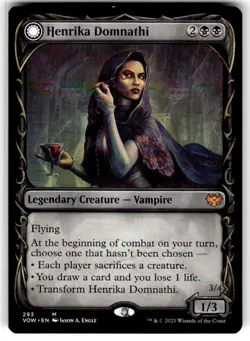 Henrika Domnathi (Showcase) Innistrad: Crimson Vow Regular MTG - Image 1